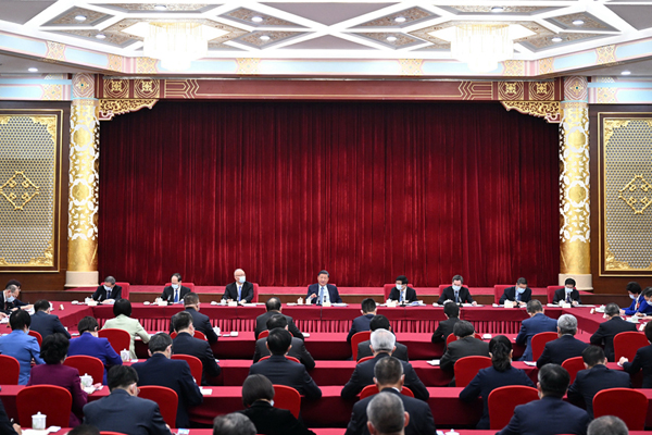 习近平在看望参加政协会议的民建工商联界委员时强调 正确引导民营经济健康发展高质量发展 王沪宁蔡奇丁薛祥参加看望和讨论